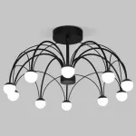 Люстра на штанге Eurosvet Ragno 90035/10 LED черный от ImperiumLoft