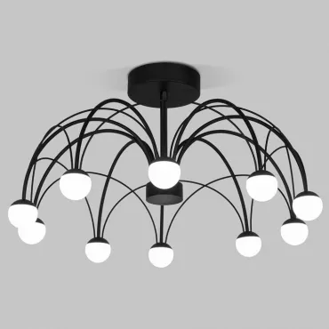 Потолочный светодиодный светильник 90035/10  LED черный