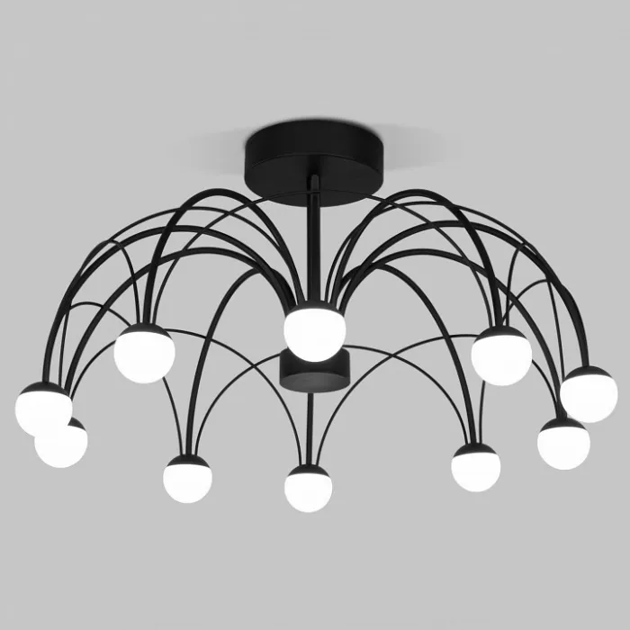 Люстра на штанге Eurosvet Ragno 90035/10 LED черный от ImperiumLoft