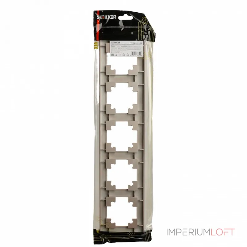 Рамка на 5 постов Stekker PFR00-7005-08 49610 от ImperiumLoft