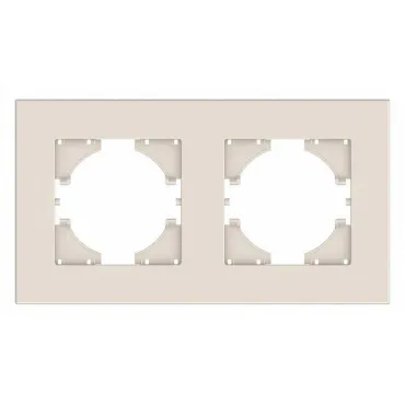 Рамка на 2 поста Gusi Electric CITY С1112-003