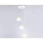 Подвесной светильник TR3540/3 WH/CL/FR белый/прозрачный/белый матовый E27*3 max 40W D281*800 от NovaLamp