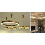 Люстра Light Ring Horizontal D40 Золото от ImperiumLoft