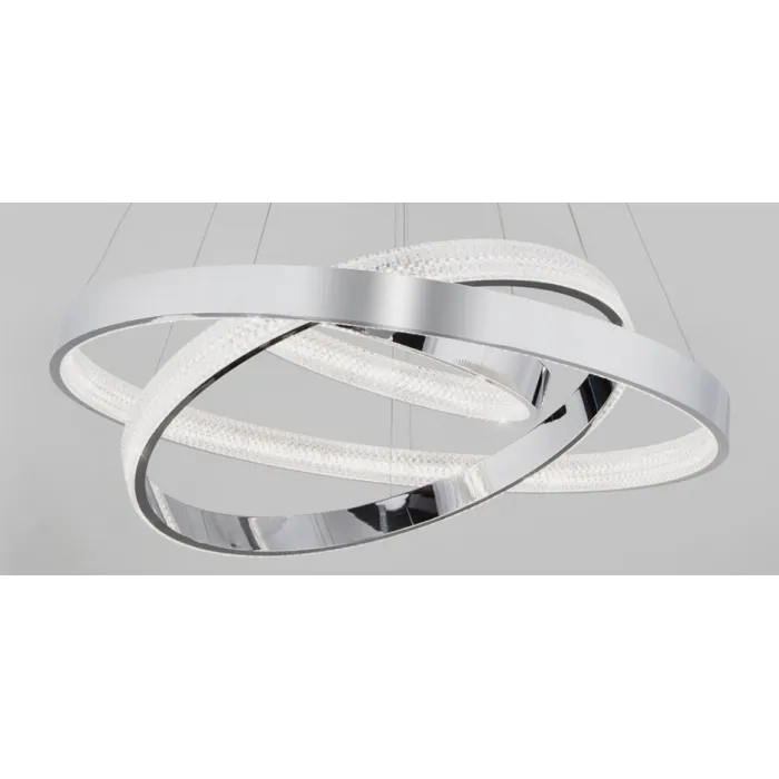 Люстра ORACLE 3 Rings Silver от ImperiumLoft