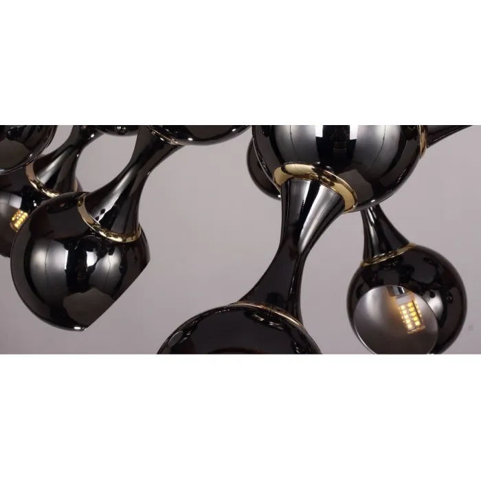 Потолочный светильник Chemical Light Top 9 Black от ImperiumLoft