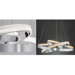 Люстра ORACLE 3 Rings Silver от ImperiumLoft