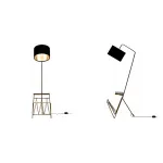 Напольная лампа Trono Floor lamp от ImperiumLoft
