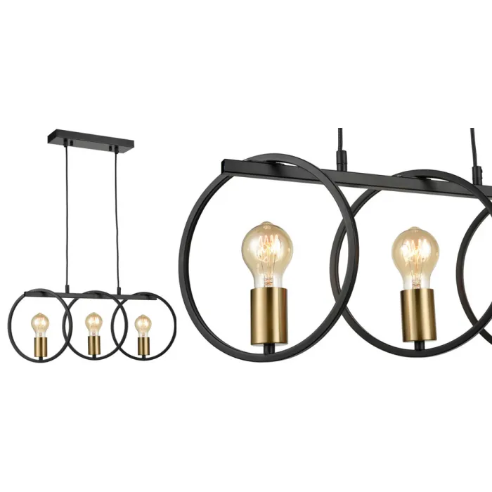 Люстра Loft Rings Ligh 3 от ImperiumLoft