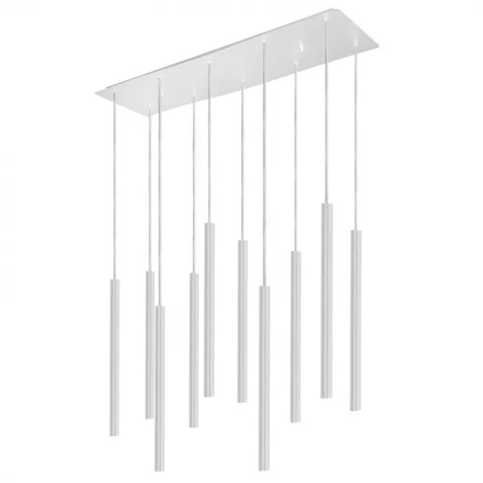 Светильник Trumpet Rectangle White 10 плафонов от ImperiumLoft