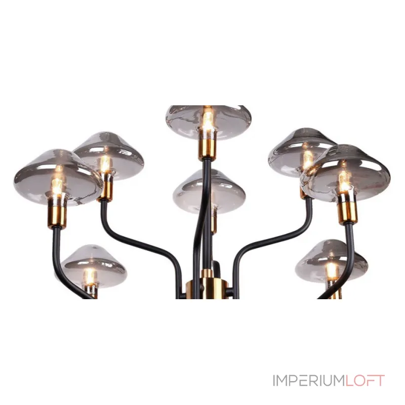 Подвесная люстра Gray Glass Mushrooms Подвесная люстра Gray Glass Mushrooms