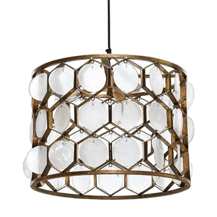 Seashell Cylinder pendant lamp  от ImperiumLoft