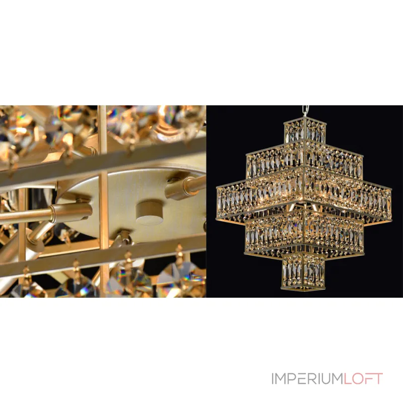 Подвесная люстра Crystal Inserts Lamp amber 16