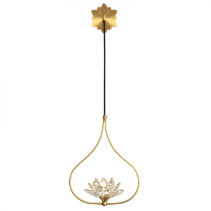 Бра Хрустальный Цветок Лотоса Lotus flower Wall Clear Glass B от ImperiumLoft