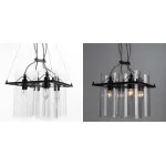 Подвесная люстра Glass Cylinder Chandelier