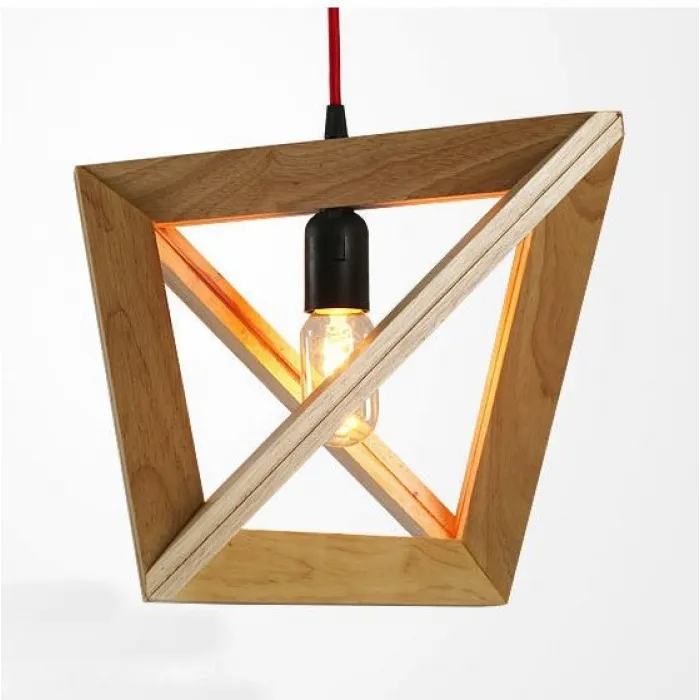 Подвесной светильник Tetraedr Woody от ImperiumLoft