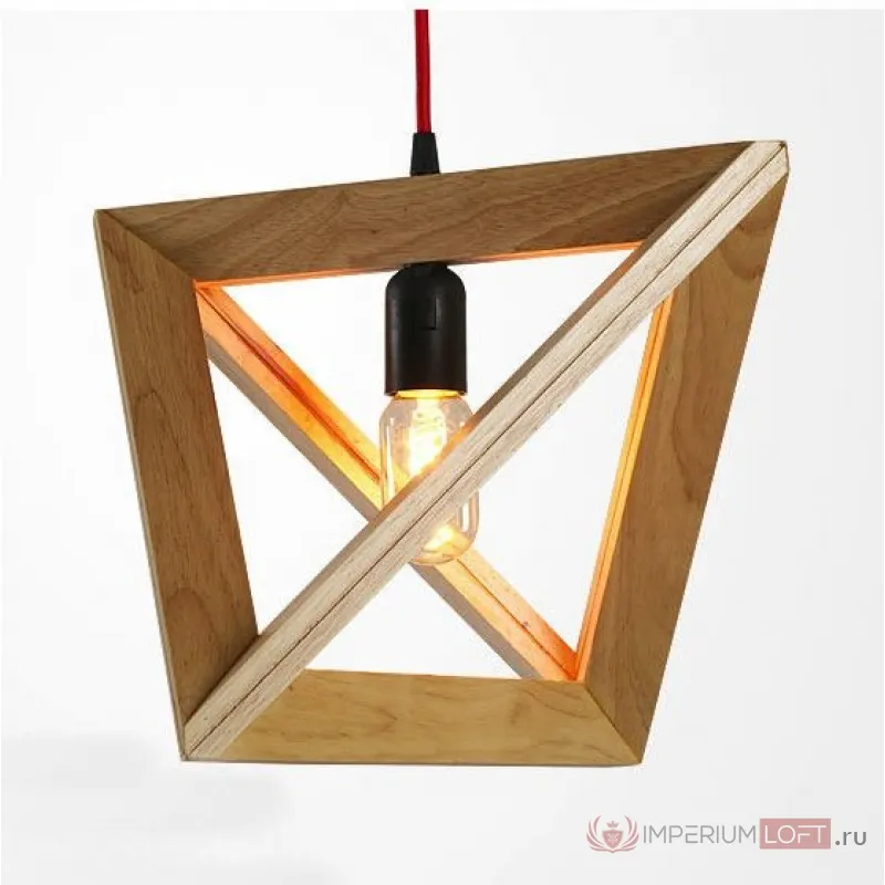 Подвесной светильник Tetraedr Woody от ImperiumLoft