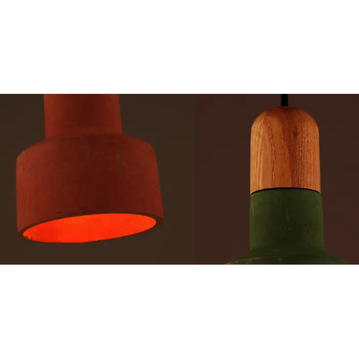 Подвесной светильник Art Concrete Wooden Cope от ImperiumLoft