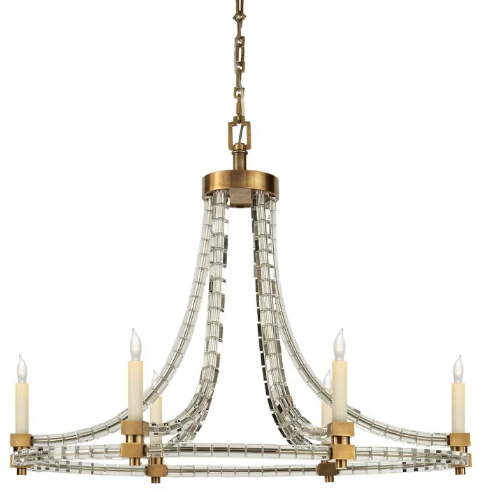 Люстра Crystal Cube Oval Flatline Chandelier  от ImperiumLoft