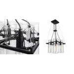 Подвесная люстра Glass Cylinder Chandelier