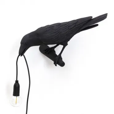 Бра Seletti Bird Lamp Black Looking