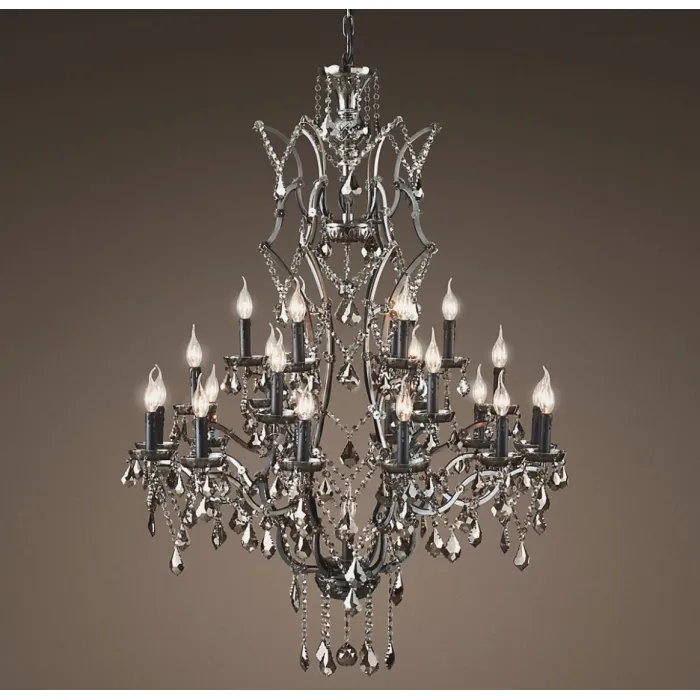 Люстра 19TH C. ROCOCO IRON & Smok  CRYSTAL 25 от ImperiumLoft