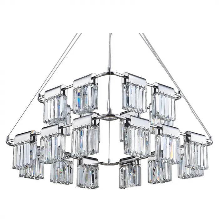 Люстра Crystal Pendants chrome 20 от ImperiumLoft