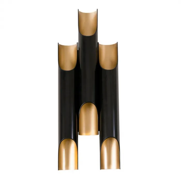 Бра Galliano Triple by DELIGHTFULL Black от ImperiumLoft