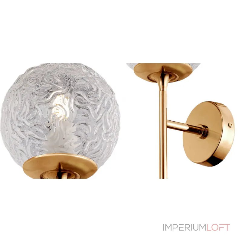 Бра Soranzo Glass Balls Sconces Brass Бра Soranzo Glass Balls Sconces Brass