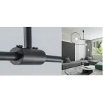 Люстра Fontana Amorosa Three Vortex Black