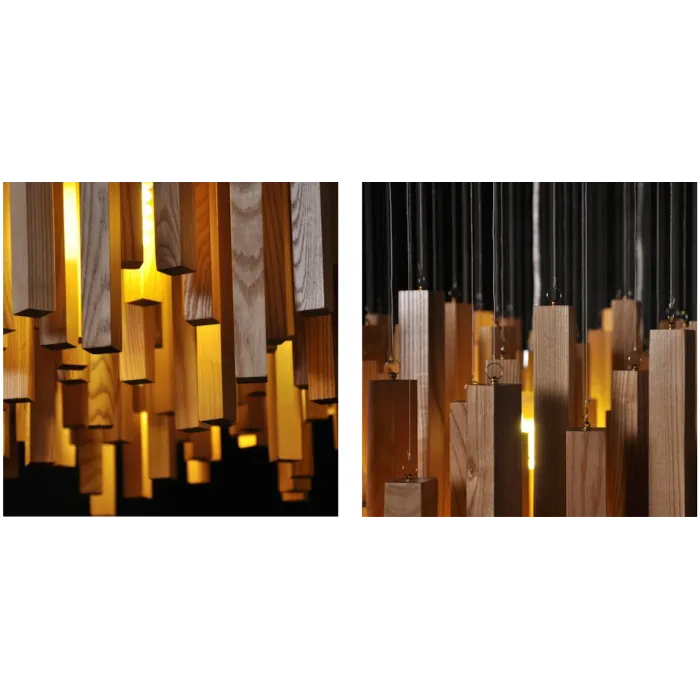 Люстра Wooden September Rain от ImperiumLoft