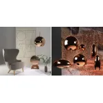 Подвесная люстра Tom Dixon Copper Wide Pendant Lamp D20 от ImperiumLoft