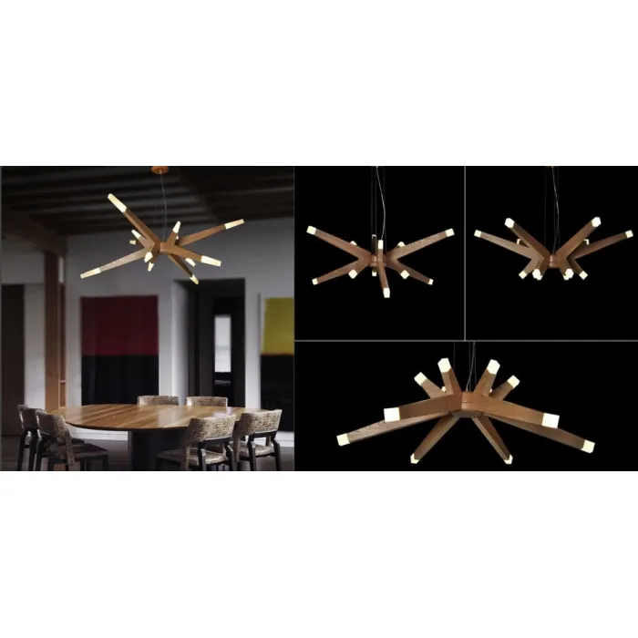 Люстра Wooden Glowworm Star от ImperiumLoft