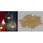 Подвесной светильник Хрустальный Цветок Лотоса Lotus flower Clear Glass pendant lamp B от ImperiumLoft