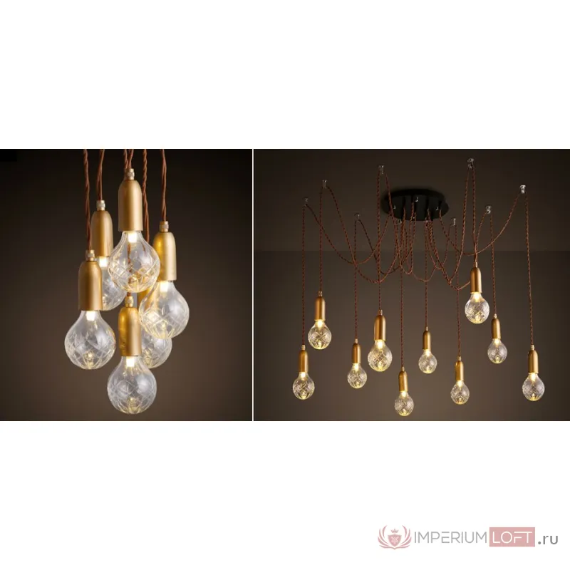 Подвесной светильник lee broom Ceare Crystal Bulb Chandelier от ImperiumLoft