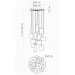 Люстра AXO Light Spillray Suspension Lamp от ImperiumLoft