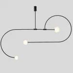 Люстра Fontana Amorosa Three Vortex Black