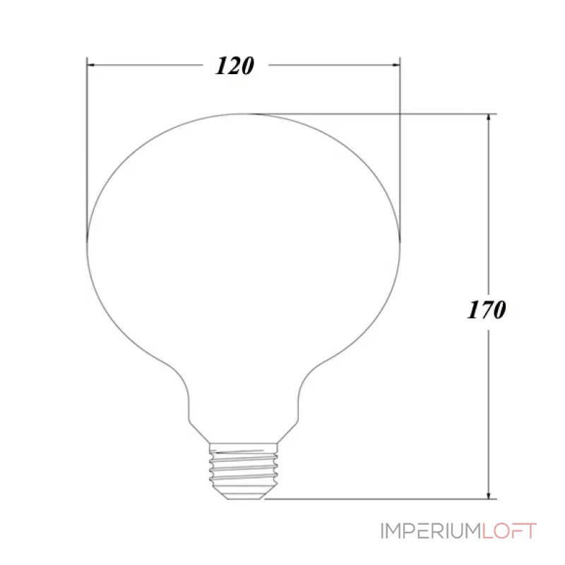 Лампочка Loft Edison Retro Bulb №4 от ImperiumLoft Лампочка Loft Edison Retro Bulb №4 от ImperiumLoft
