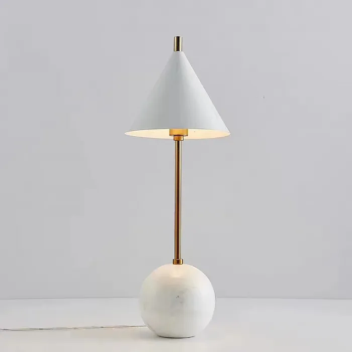 Настольная лампа CLEO ball white от ImperiumLoft