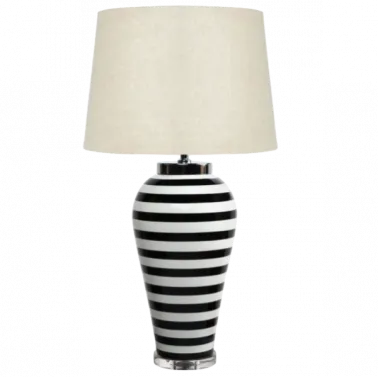 Настольная лампа Black & White Stripes