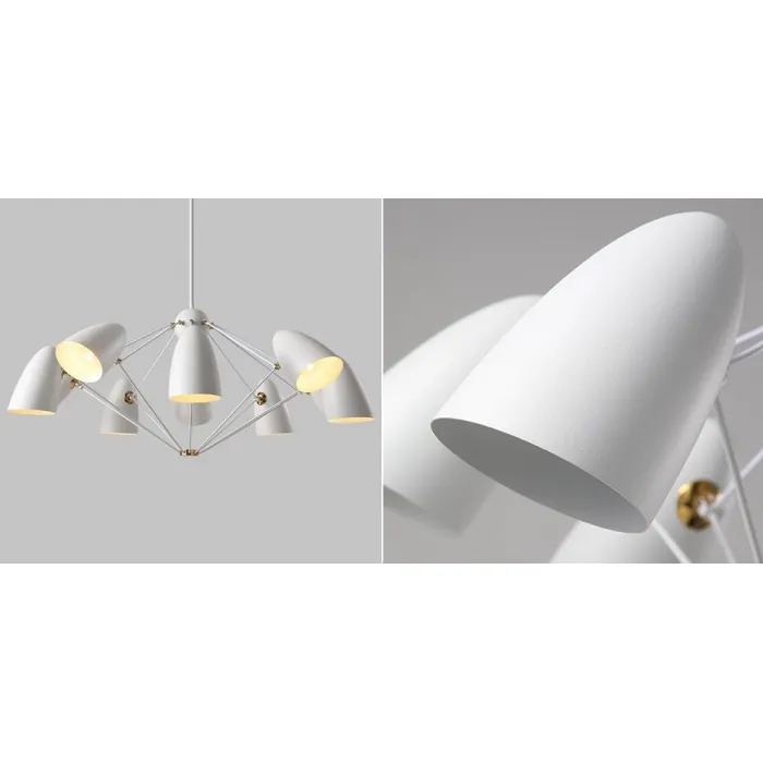 Люстра JLYLITE 10-Light Sputnik Chandelier White от ImperiumLoft