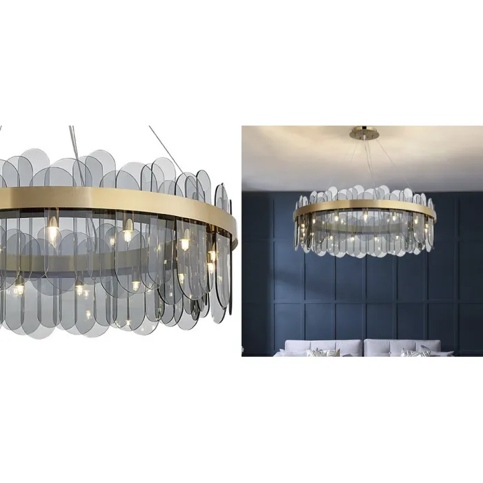Люстра Blount Chandelier Smokey от ImperiumLoft