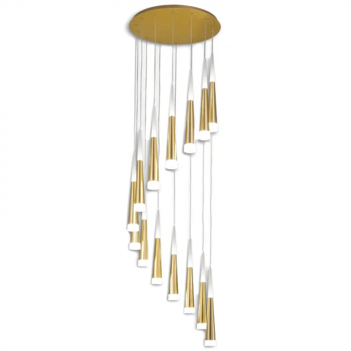 Люстра Vibia Slim Jordi Vilardell Gold Cascade 14 от ImperiumLoft