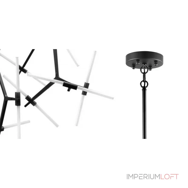 Подвесная люстра Агнес Chandelier Black 20