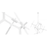 Подвесная люстра Агнес Chandelier White 20