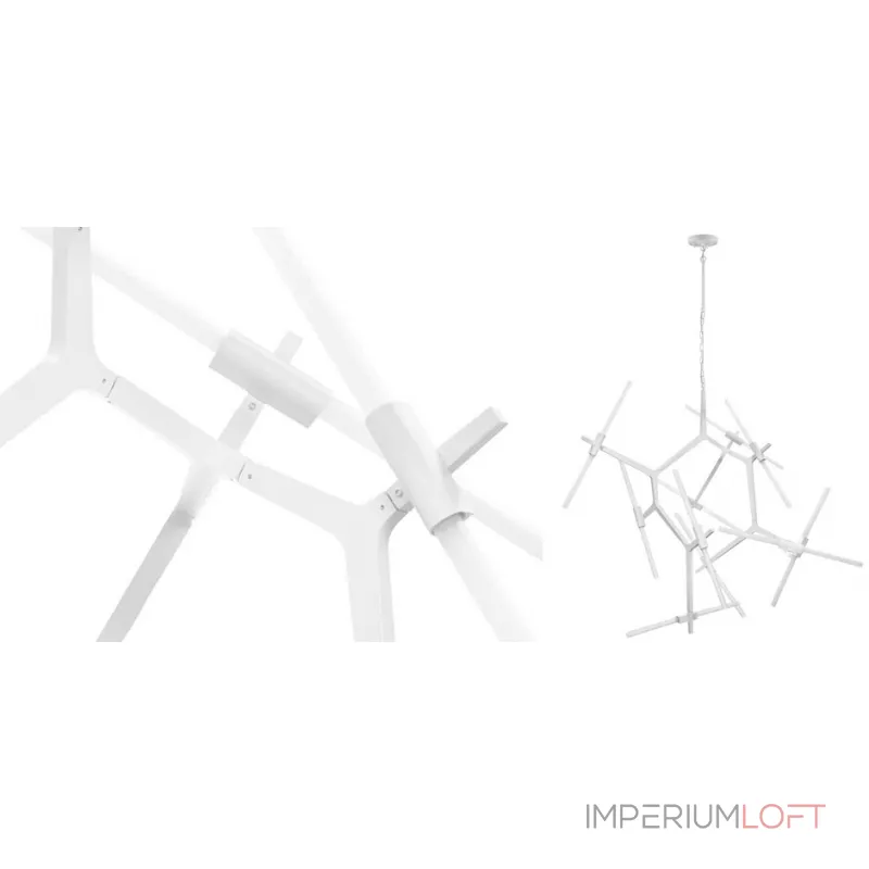Подвесная люстра Агнес Chandelier White 20
