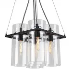 Подвесная люстра Glass Cylinder Chandelier