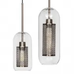 Perforation  Pendant Lamp Nickel Oval от ImperiumLoft