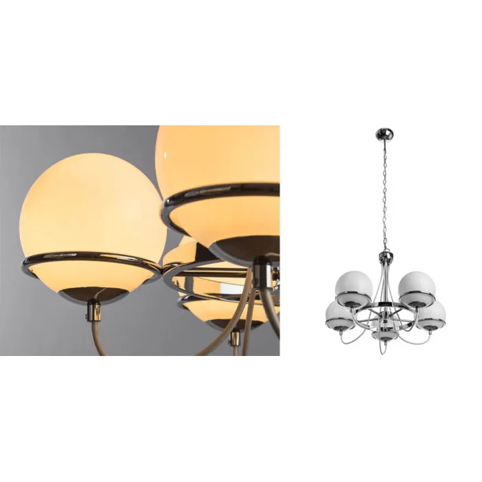Люстра Melissa Chandelier Chromium 5 от ImperiumLoft
