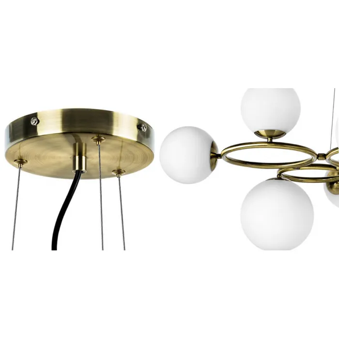 Подвесная люстра Bubbles on 4 Rings Chandelier