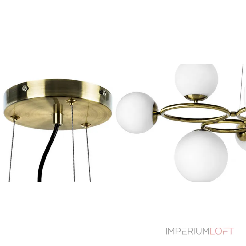 Подвесная люстра Bubbles on 4 Rings Chandelier